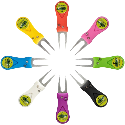 Ball Mark Divot Repair Tool by Aim Master Golf.  ~Fix Your Ball Marks~