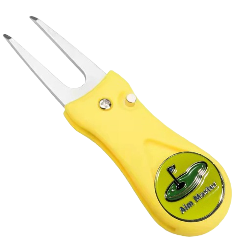 Ball Mark Divot Repair Tool by Aim Master Golf.  ~Fix Your Ball Marks~