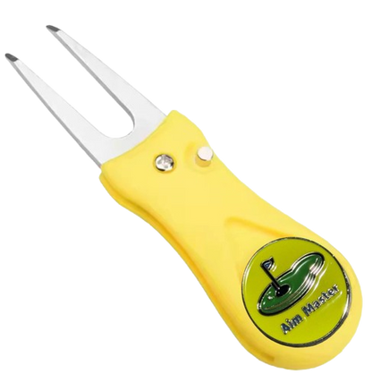 Ball Mark Divot Repair Tool by Aim Master Golf.  ~Fix Your Ball Marks~