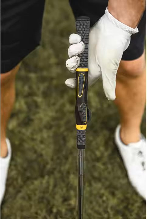 Aim Master Golf Grip Trainer. Learn how to properly grip the Golf Club. Lower your Score TODAY!