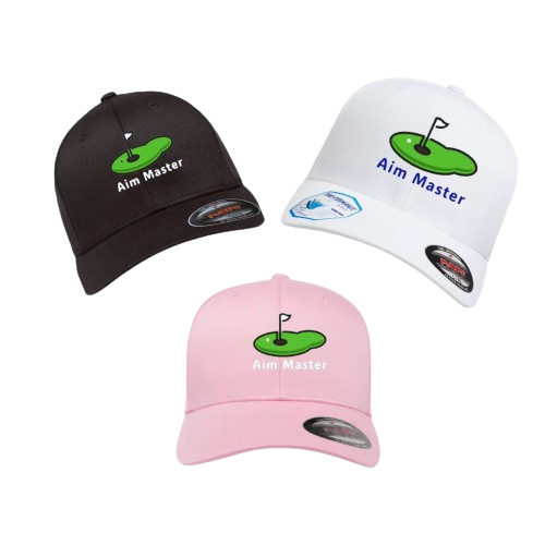 Fitted Cap Embroidered with Aim Master Logo. 100% Polyester and Cotton