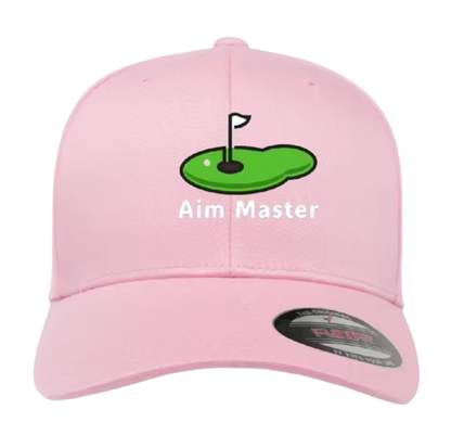 Fitted Cap Embroidered with Aim Master Logo. 100% Polyester and Cotton